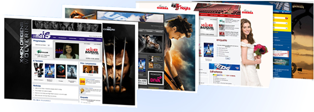 Foto Tematiza��o dos websites exibidores